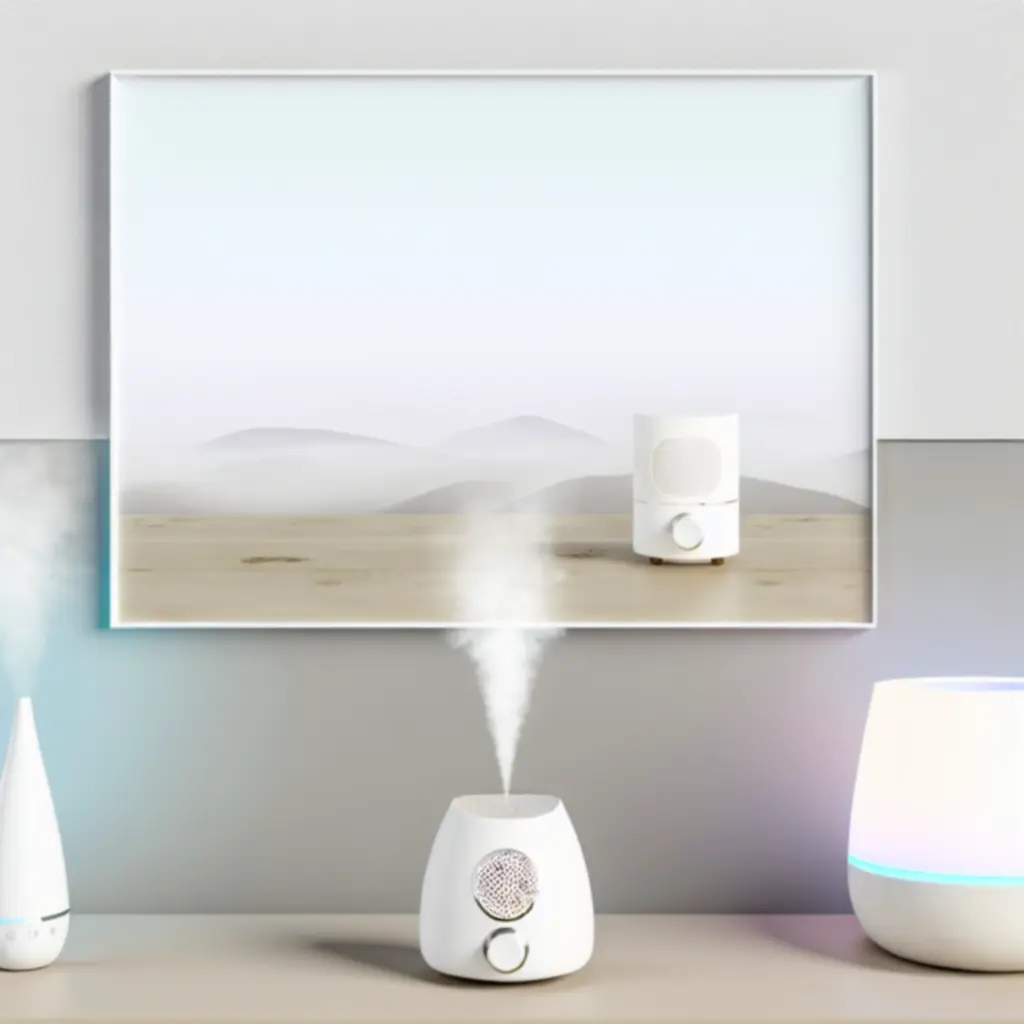 Nowoczesne gadżety relaksacyjne: lampka, nawilżacz i urządzenie z białym szumem